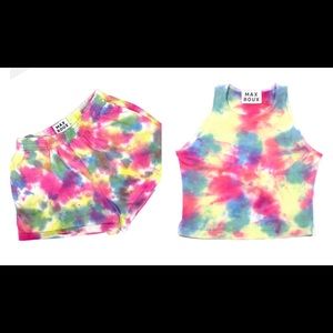 MAX ROUX tie dye set